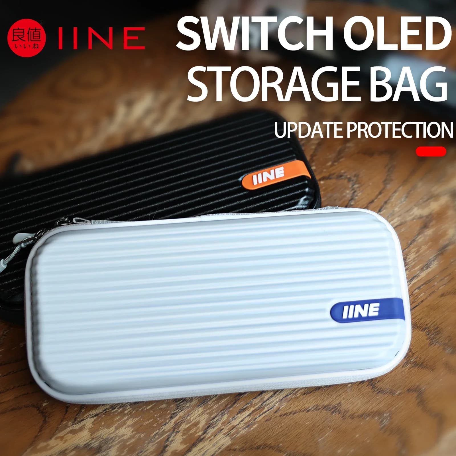 IINE NUOVA custodia rigida OLED per il trasporto, custodia protettiva per aggiornamento, compatibile con gli accessori di gioco OLED Nintendo Switch