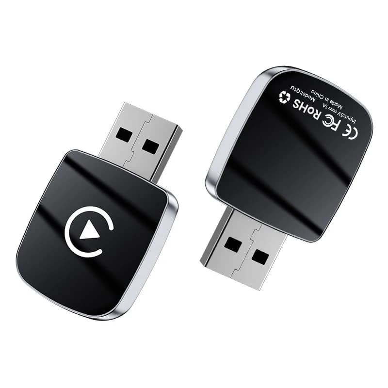 Adattatore wireless CarPlay Android Auto Connessione automatica Riproduzione auto USB Plug & Play Sistema Smart Box AI universale per tutte le auto