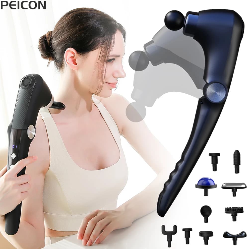 Massage Spanking Gun Back Massage Massage Machine for Electric Muscle Massage Body Massage for High Frequency Rear Life with Extended Handle