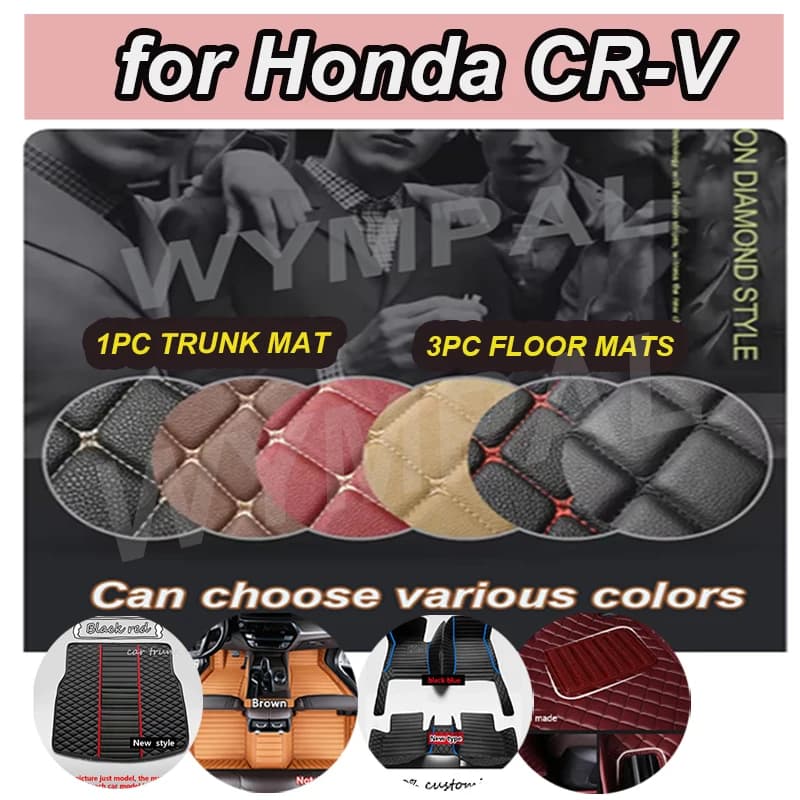 Tappetini auto di LUSSO per Honda CR-V CRV 2011 2010 2009 2008 2007 Accessori interni auto