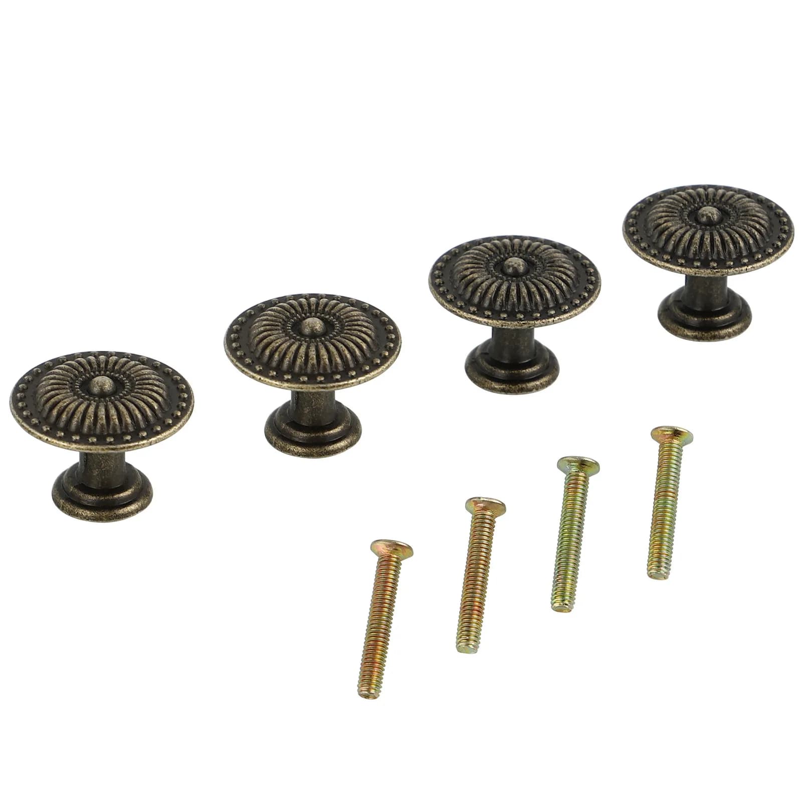 4 Pezzi Maniglie Classiche in Lega di Zinco Stile Bronzo, Maniglie Vintage per Cassetti e Mobili, Accessori per Cassettiere e Armadi