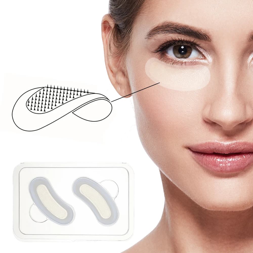 Hyaluronic Acid Microneedle Eye Patches Moisturizing, Suitable for All Skin,Under Eye Gel Mask Korean Skin Care,Anti Dark Circle