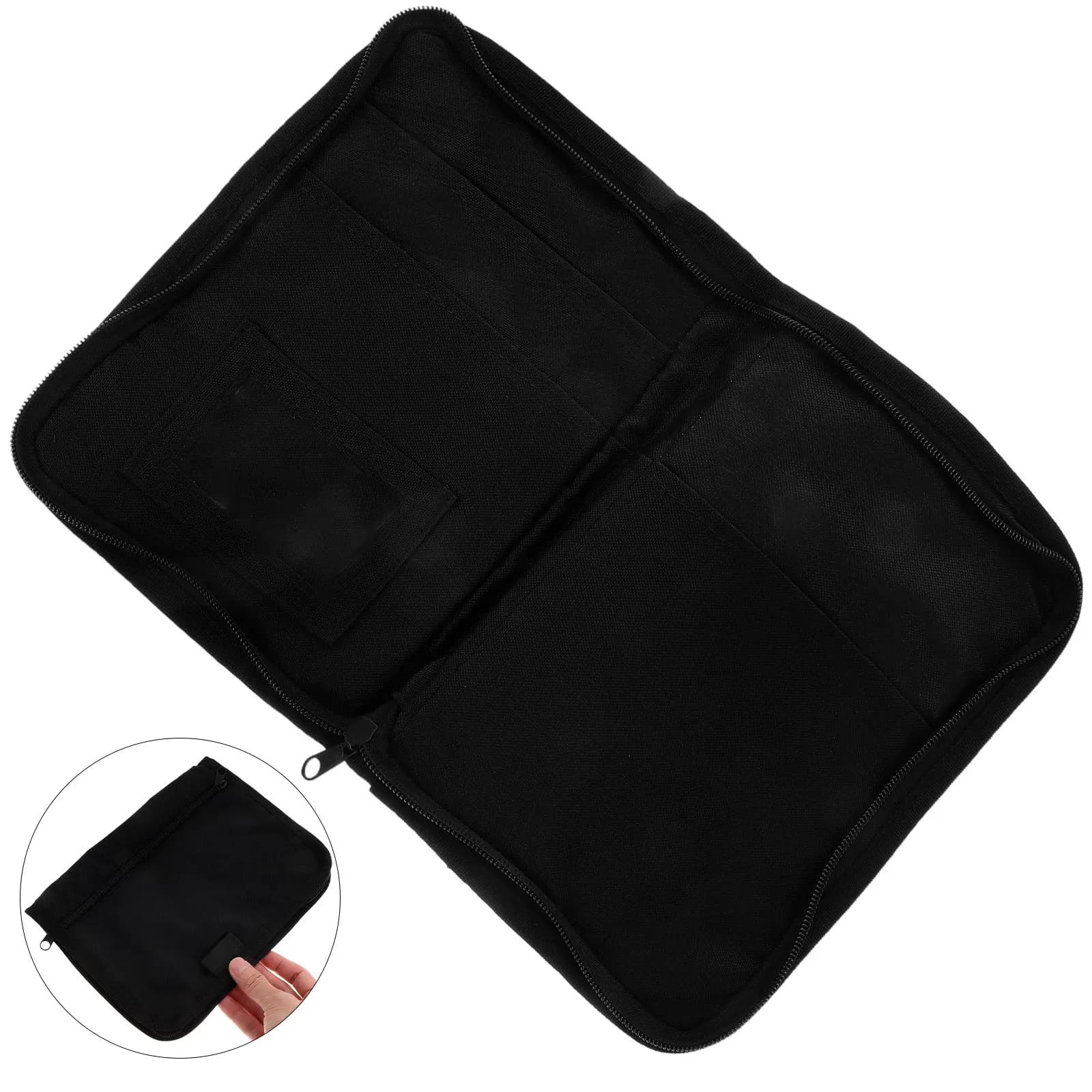 Organizzatore Documenti Auto Multitasca in Tessuto Oxford, Porta Libretto di Circolazione, Porta Assicurazione, Borsa Portatile per Archiviazione