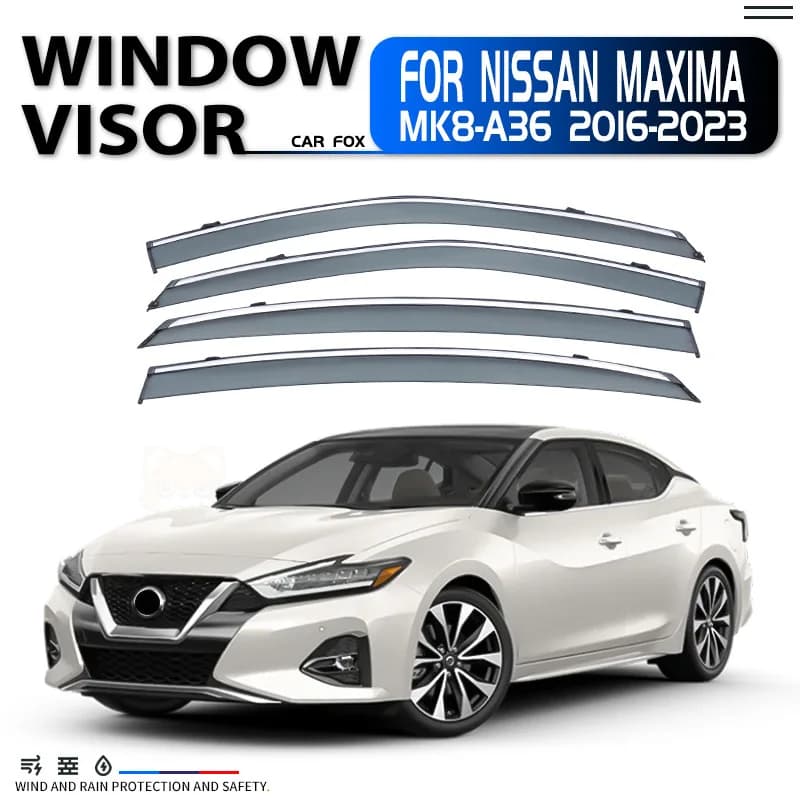 Per Nissan Maxima 1994-2023 + Finestra di Automobile Visiera Tenda Shelter Parabrezza Finestrino Laterale Pioggia Parasole Accessori Auto Car Styling