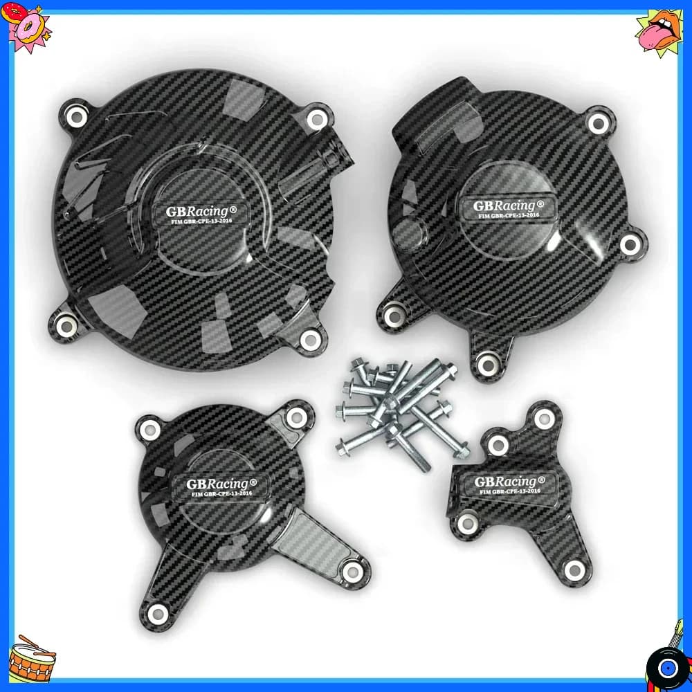 Coperture di protezione motore GBRacing per moto Yamaha MT-09 (2014–2020) / XSR900 (2015–2020) / FZ-09 Tracer & Scrambler