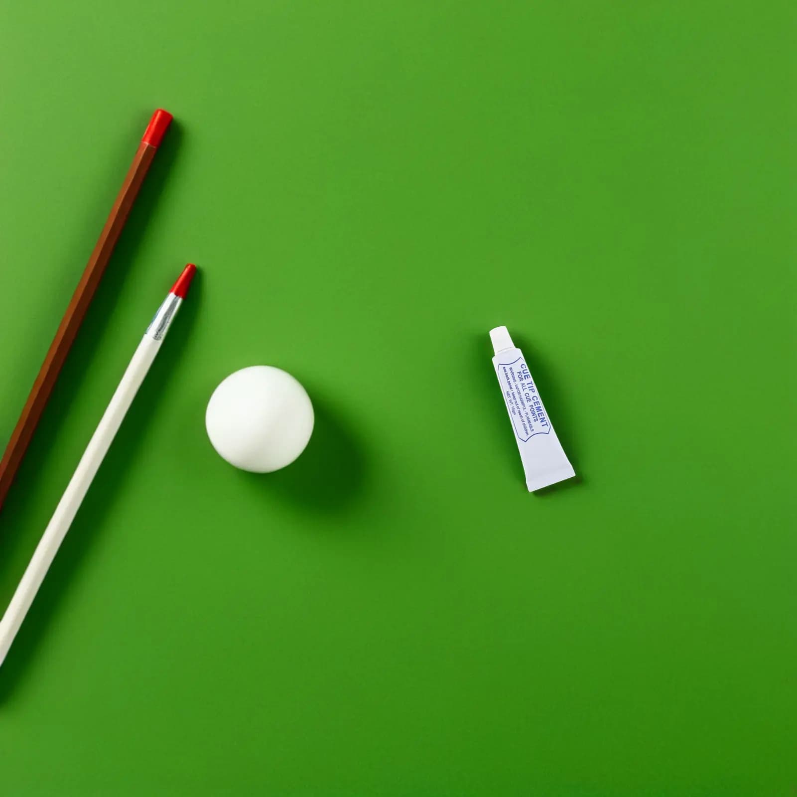 Glue Billiard Cue Tip Stick Maintenance Replacement Billiards Supply Pool Repair White Tips