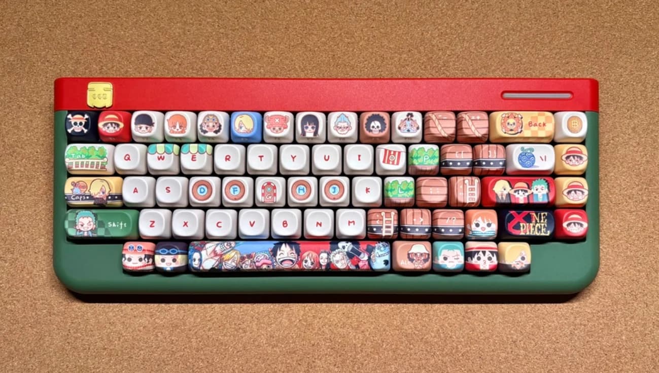 Keycap for Anime One Piece Mechanic Keyboard, 142 MOA Keyboards, Custom Keycaps, Gift for Festivals