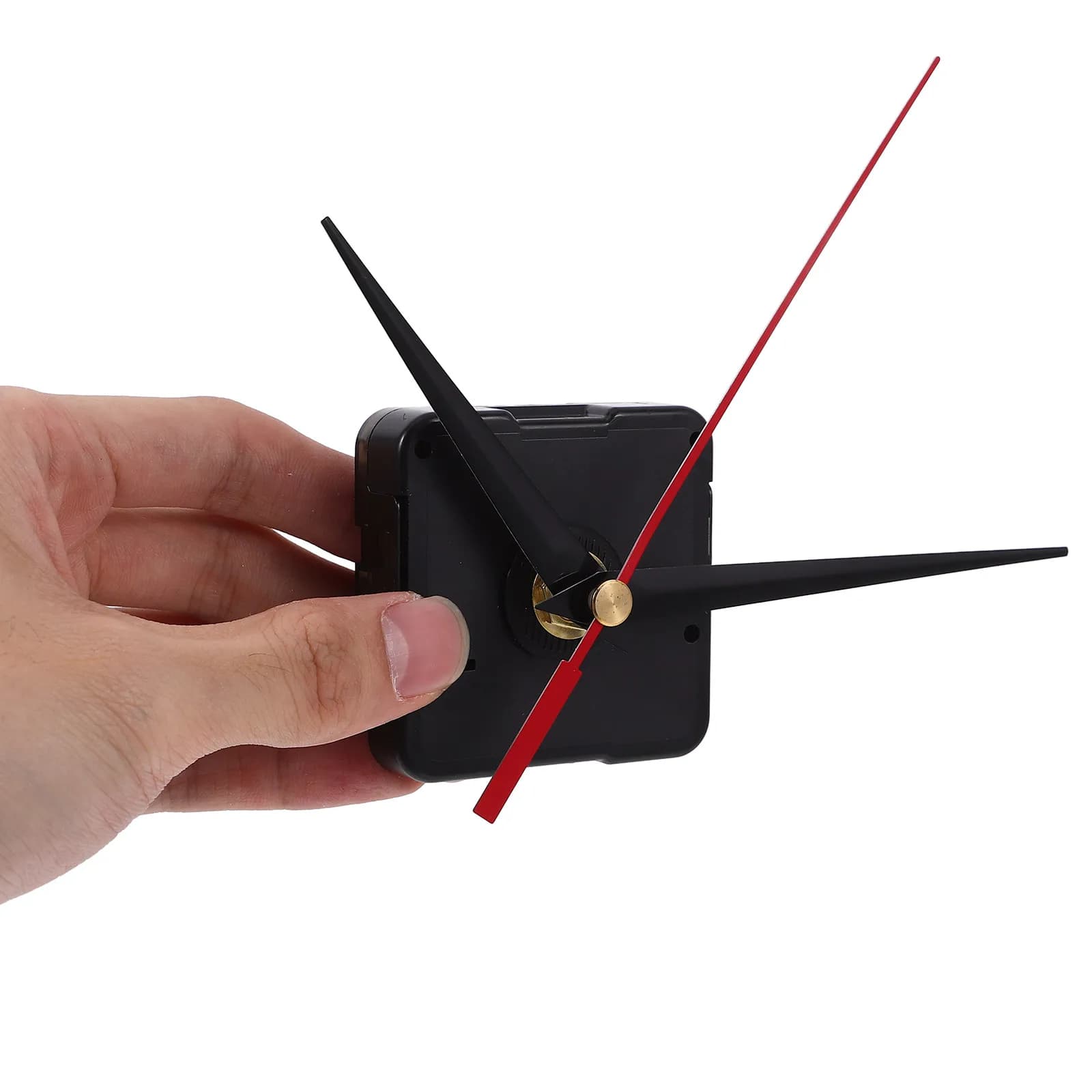 Movimenti per orologi da parete (2 pezzi) in ABS e materiali GPS, funzionamento silenzioso e fluido, accessorio per orologio da parete per decorazioni.