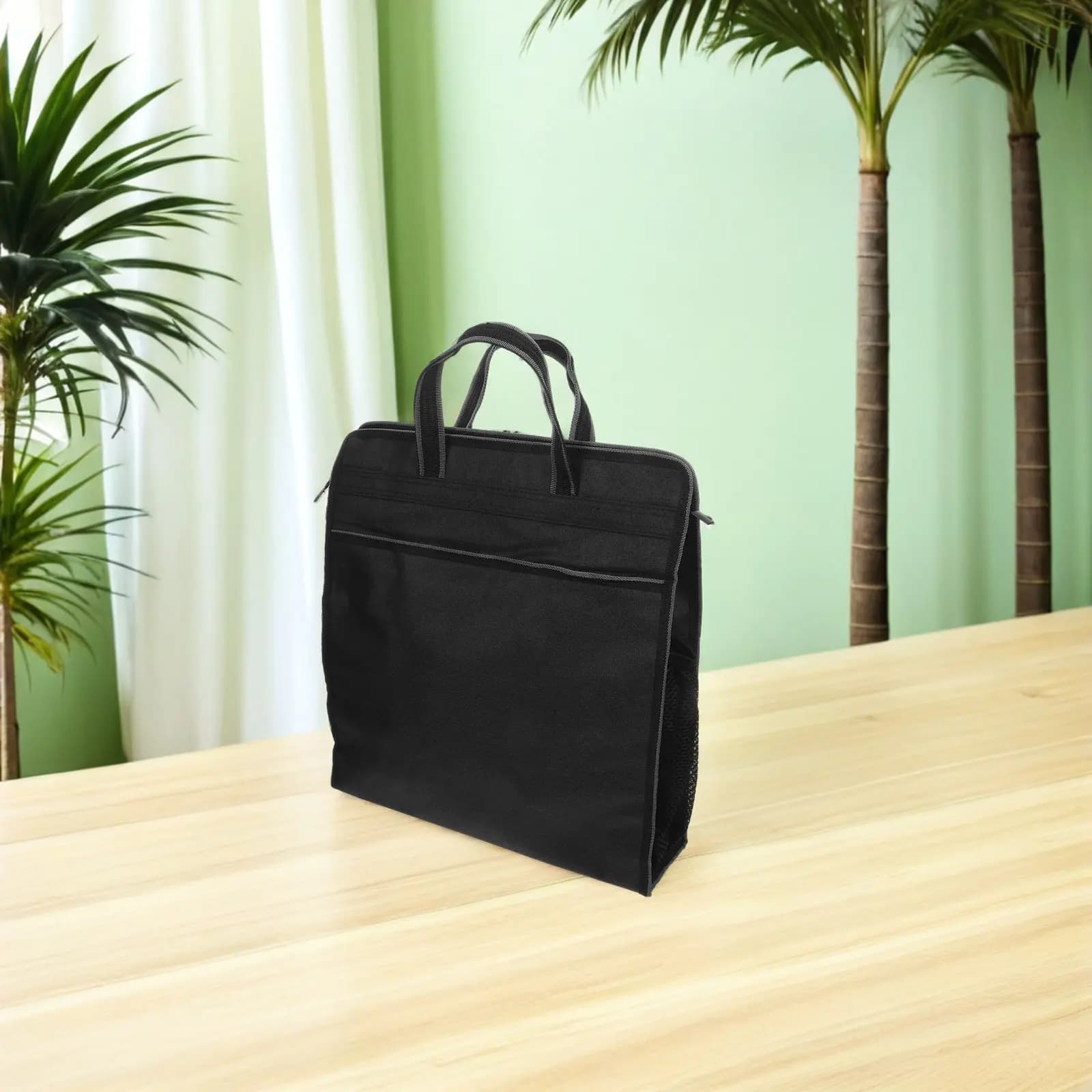 Document Bag Briefcase Oxford Fabric Business Organizer Secure Lock File Tote Office Document Folder Travel Carry
