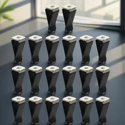 20 Pezzi Clip per Bocchette d'Aria Auto, Diffusore a Testa Quadrata, Clip per Condizionatore, Forniture Decorative Fai-da-te per Deodoranti Auto