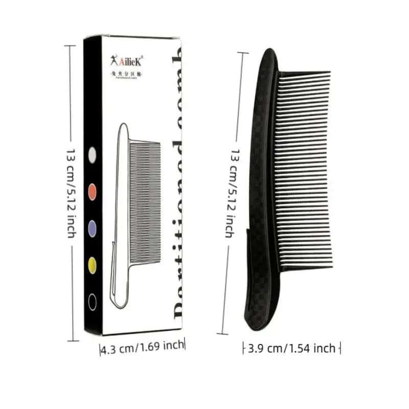 1 Pezzo Clip per Capelli da Salone, Pettine a Denti Larghi per Parrucchieri, Clip per Taglio, Tintura e Stratificazione dei Capelli, Clip Professionali per Barbieri