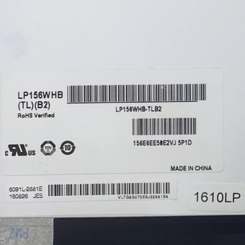 LP156WHB TLB2 Schermo LCD per laptop da 15,6 pollici 40 pin 1366×768 N156BGE-LB1 LP156WH3-TLAA LP156WHB-TLC1 LP156WHB-TLC2