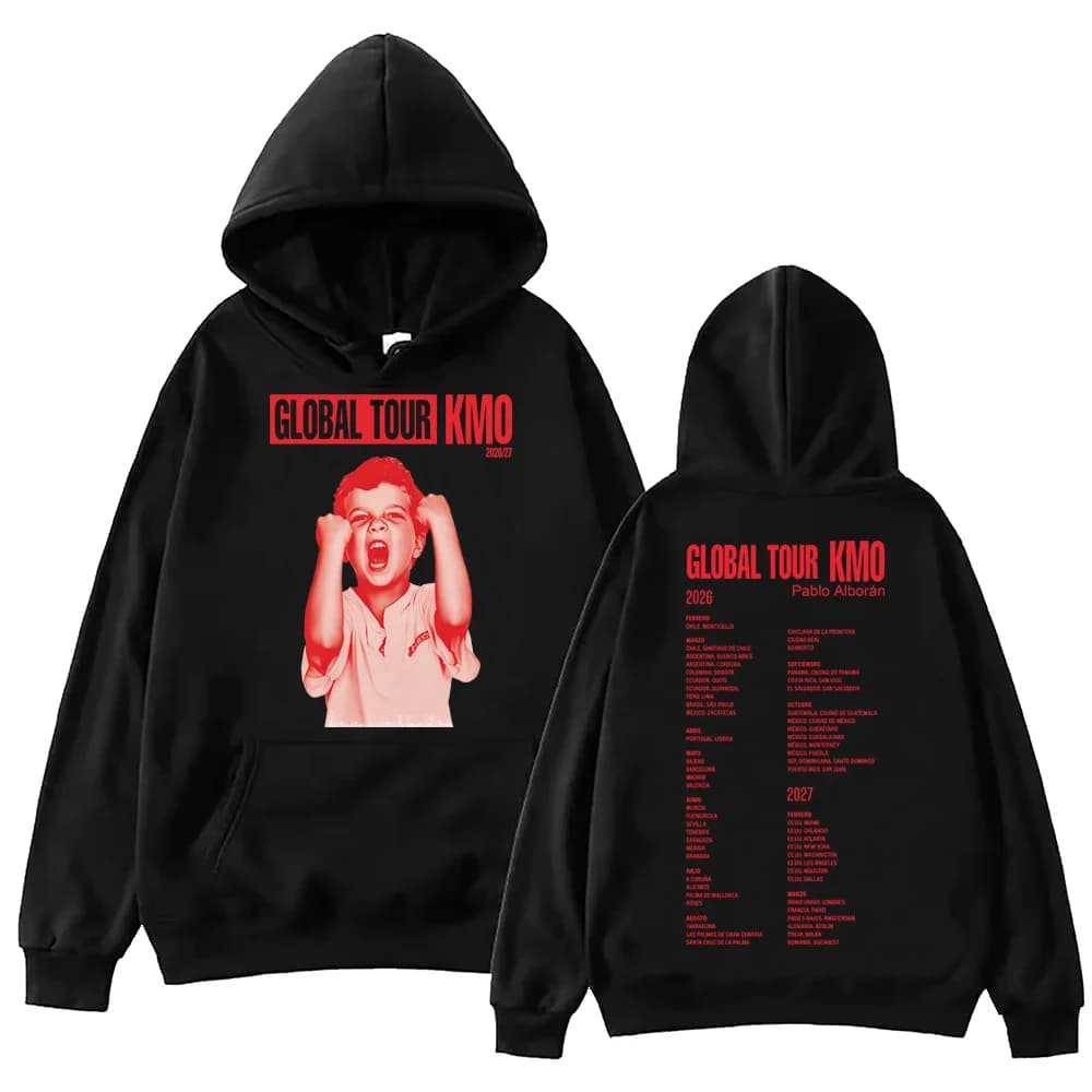 Pablo-Alboran World Tour 2026 Hoodie Man Woman Harajuku Long Sleeve Pullover Tops