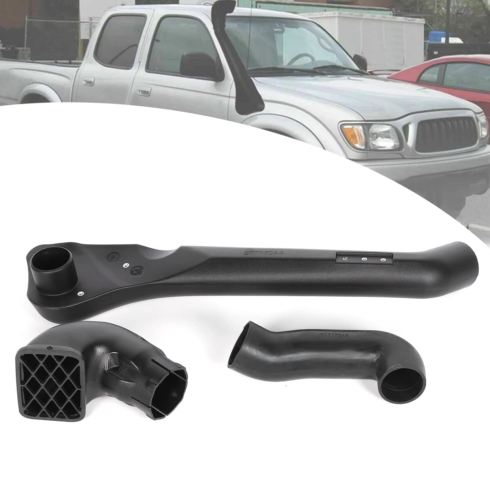 Kit Snorkel per Veicoli, Sistema di Aspirazione Aria per Motore, Set di Parti Compatibile con Prima Generazione 1995-2004