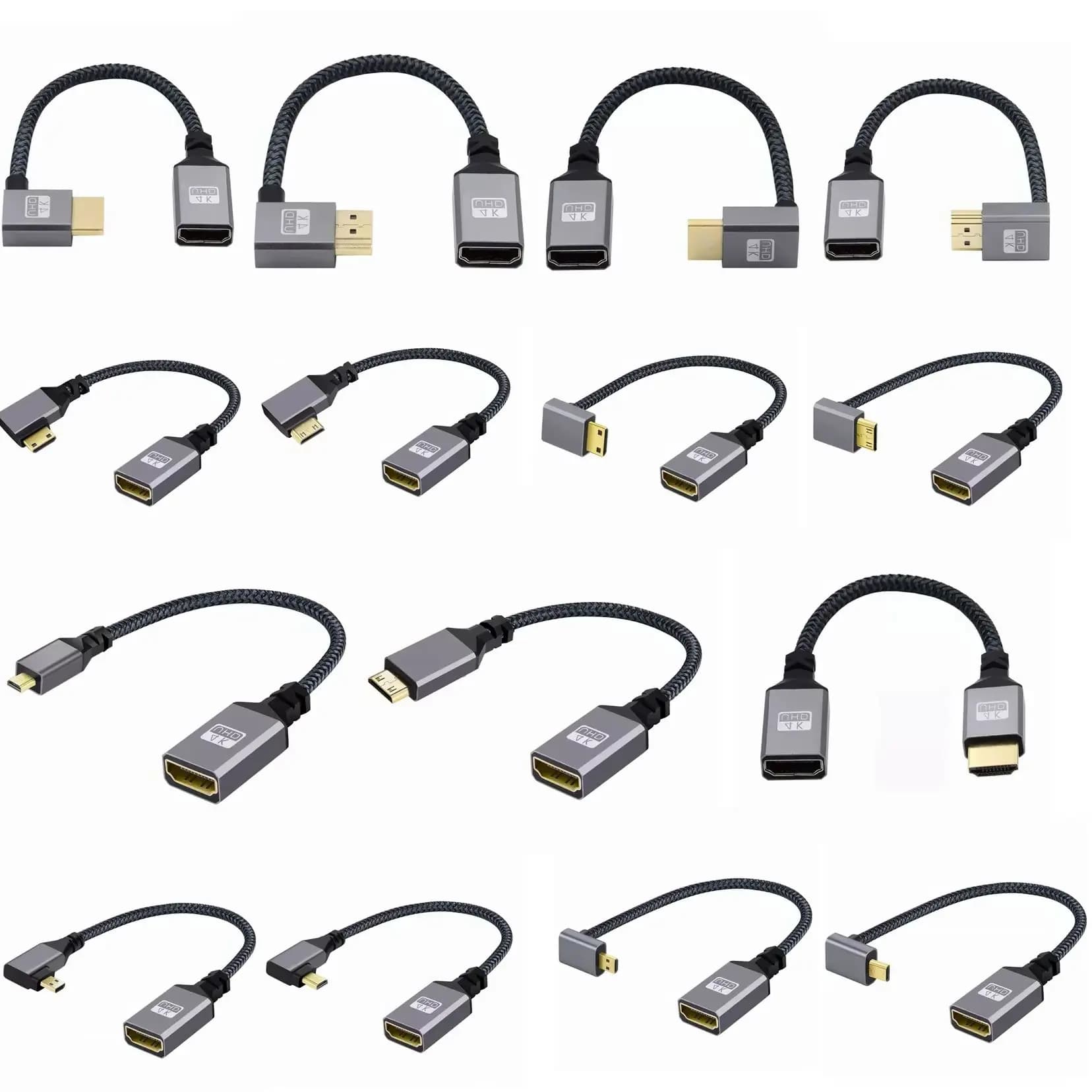 Cavo di prolunga maschio-femmina compatibile HDMI 4K 60Hz Adattatore Micro/Mini HDMI Cavo di prolunga Splitter Hdmi Ps4 Ps5 Tv Box