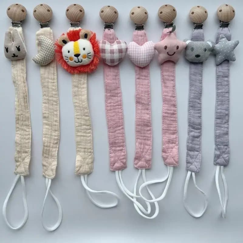 Porta ciuccio per bambini in morbido cotone, modello adorabile per regalo da 0 a 2 anni