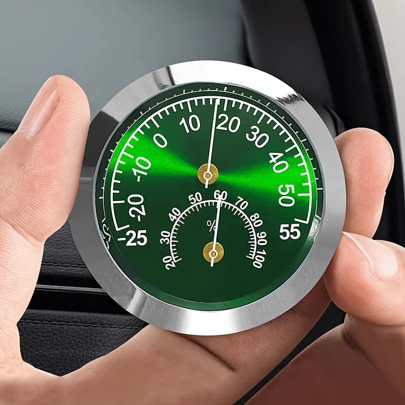 Mechanical thermometer Physical temperature indicator -25 ° C~55 ° C Temperature indicator suitable for indoor and outdoor cars