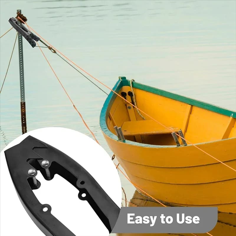 Supporto per spazzola di ancoraggio per impugnatura per ancoraggio per canoa Fissaggio per becco di squalo Morsetto per barca per canoa per kayak per fissare ganasce di tensione autobloccanti
