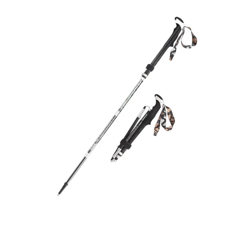 Carbon fiber folding trekking poles ultra-adult carbon cane portable telescopic outdoor hiking and climbing equipment drop