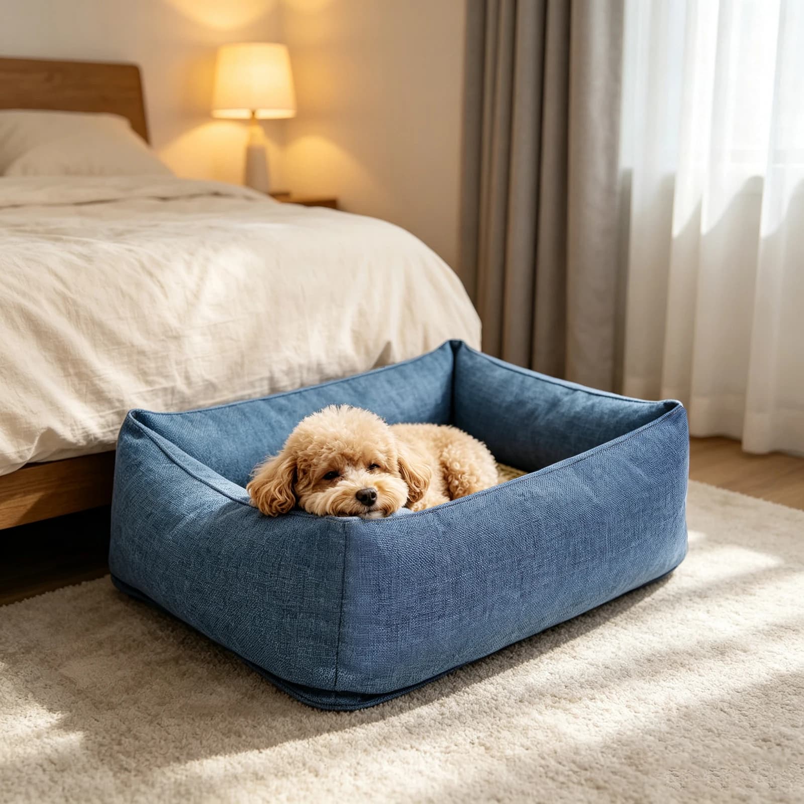 Natural Rush Grass Pet Bed, Cool Breathable All‑Season Pet Cushion Mat With Raised Edge & Non‑Slip Base For Small Dogs, Cats
