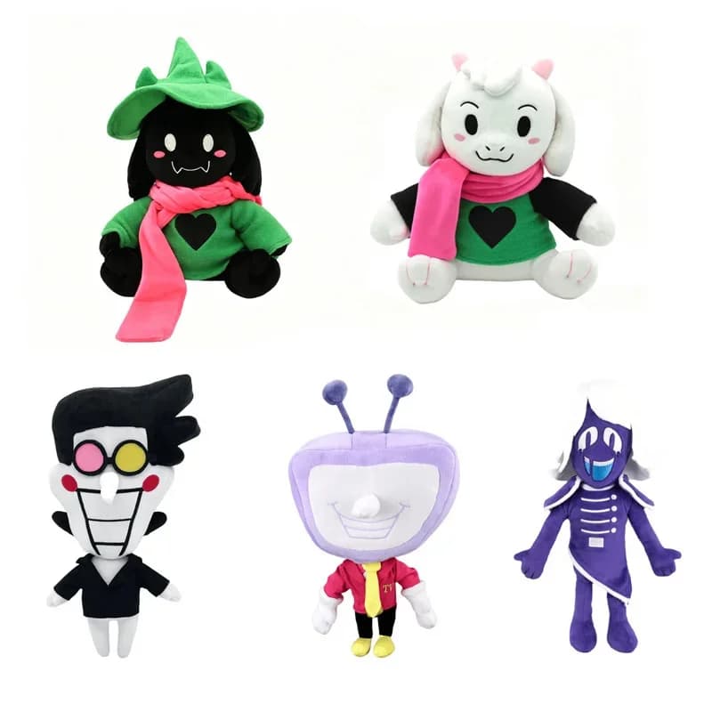 DELTARUNE Ralsei Plush Toy Cute Goat Prince Stuffed Animal Doll Soft Game Peripheral Plushie Collectible Gift for Kids Adults