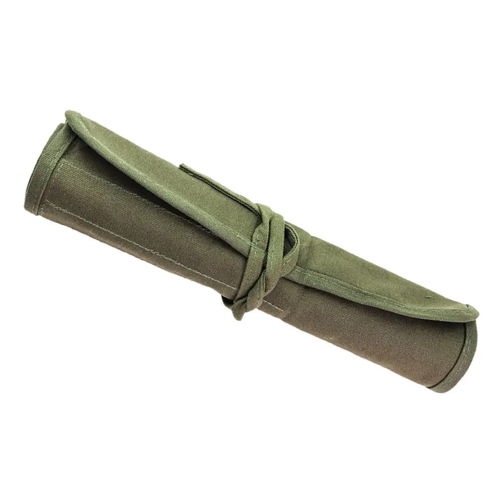 Portapennelli Arrotolabile in Tela con 30 Scomparti, Custodia Portatile per Pennelli da Acquerello e Olio, Organizzatore per Matite e Pennelli da Artista