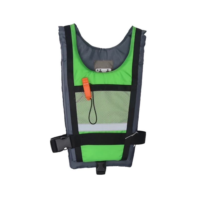 Bellissimo giubbotto di salvataggio per kayak da pesca con giubbotto salvagente da surf leggero verde