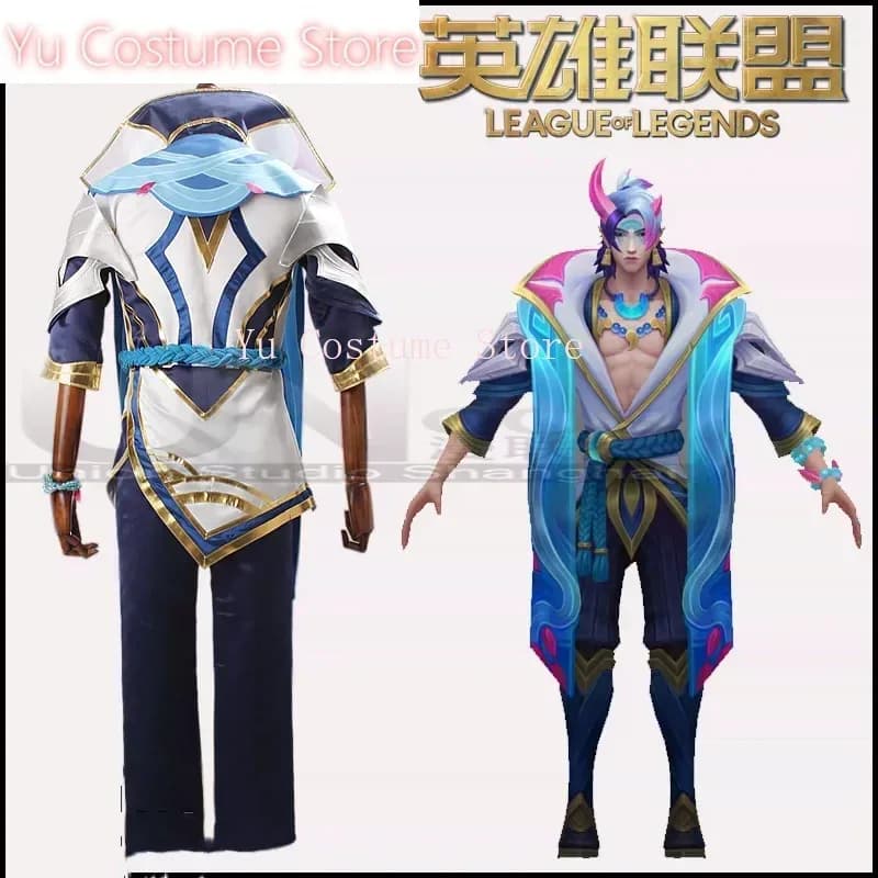 Yu LOL Aphelios Soul Lotus Costume Cosplay Cos Gioco Anime Party Uniform Hallowen Gioca a Ruolo Abbigliamento Set Completo 5;c,8'z,6.k;