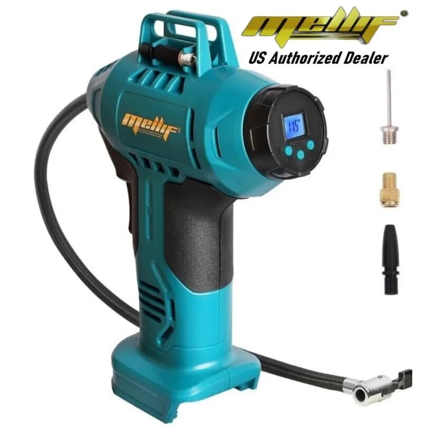 Compressore d'aria per gonfiaggio pneumatici senza fili compatibile con batteria da 18 V fino a 160 PSI Ideale per la manutenzione automobilistica Avventura all'aperto