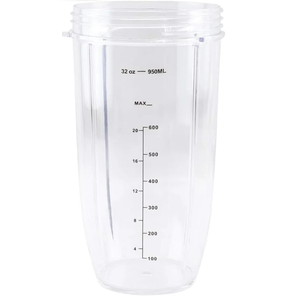 Parte di ricambio per tazza colossale alta 32 once compatibile con i frullatori Nutri Bullet 600W 900W NB-101B NB-101S NB-201