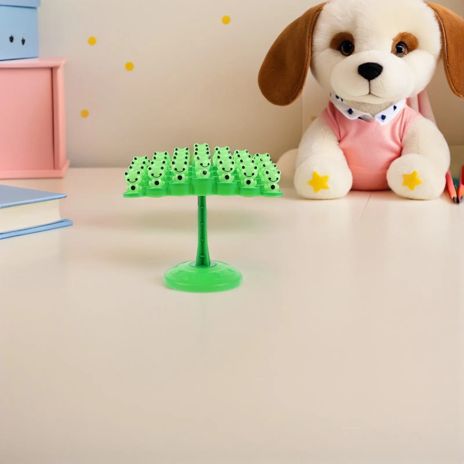 Set Gioco di Coordinazione Albero dell'Equilibrio, Gioco da Tavolo Educativo per Famiglia, Puzzle Matematico Interattivo Prescolare