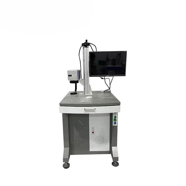 Macchina per incisione laser a fibra metallica di vendita calda 20W30W50W Macchina per marcatura laser MOPA in metallo