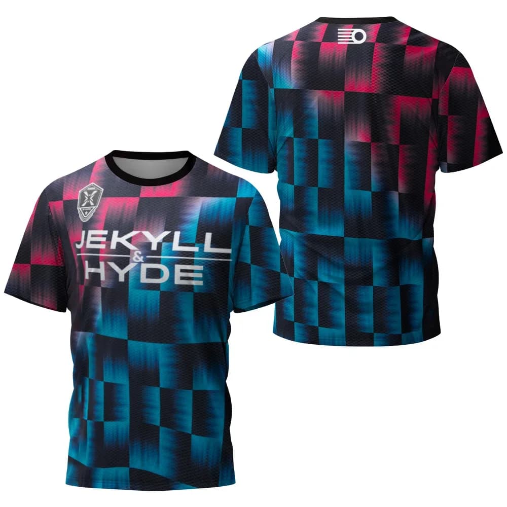T-shirt da tennis tavolo da uomo di tendenza, maglietta estiva da tennis e badminton da uomo, top a maniche corte ad asciugatura rapida per club di tennis tavolo