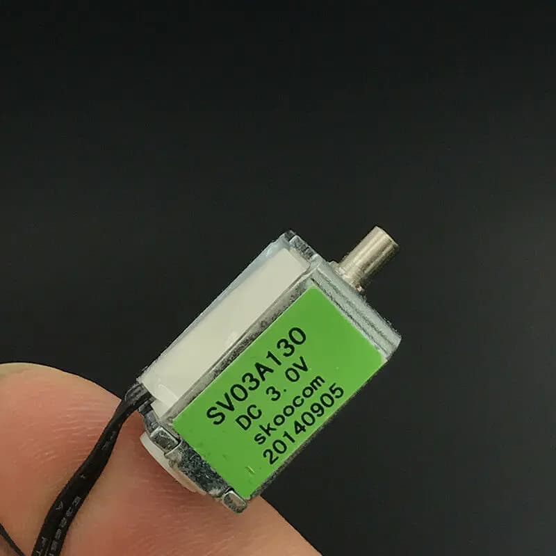 SV03A130 DC 3V Mini solenoid valve normally open electronic discharge valve for blood pressure control