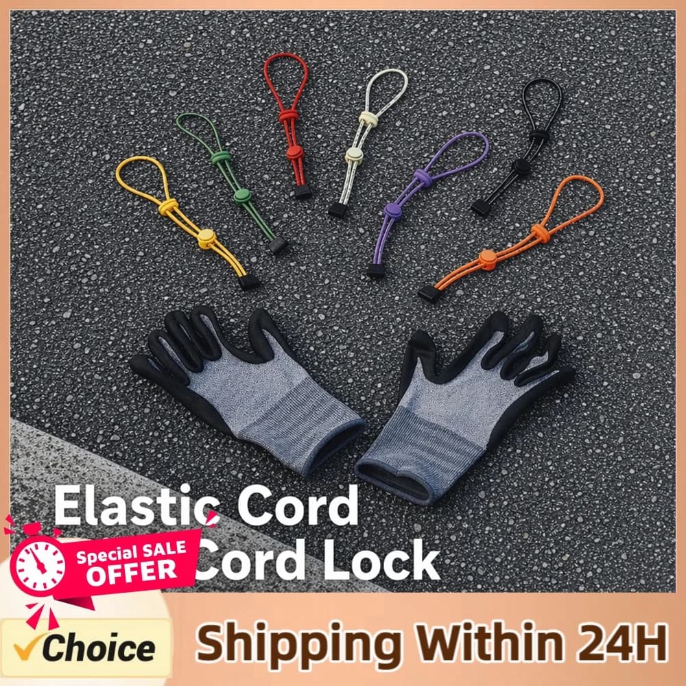 4 Pack Backpack Bungee Straps Adjustable Lanyard Fixing Buckle Set Trekking Pole Bungee Cord for Organizing Gear Trekking Poles