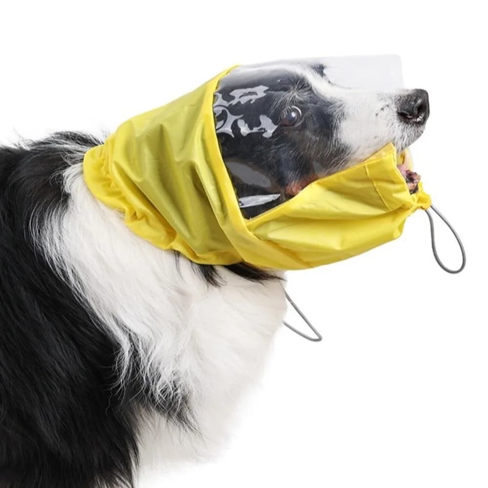 Waterproof Hat for Dogs with Eye Protection, Anti-noise Headphone for Swimming, Rain Resistant