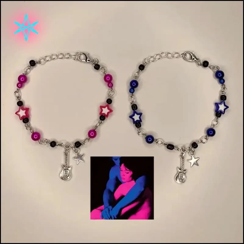 TV girl matching bracelet coquettish couple bracelet