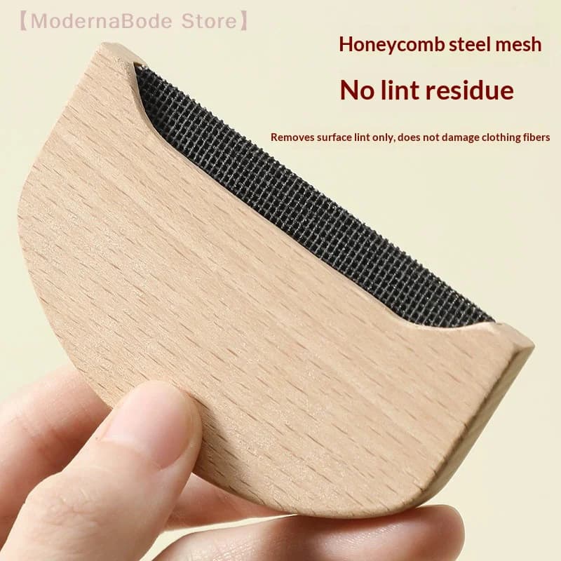 【M】Epilatore in legno per maglioni e tessuti, rasatore manuale portatile per pelucchi, pettine rasante in legno