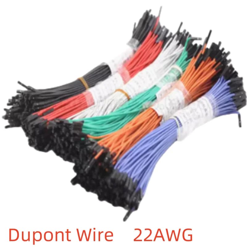 10 pz High-end Molle Del Silicone Dupont Filo 1P Dupont Jumper Cavo Femmina Maschio Connettore 10/20/30 cm 22awg per Arduino