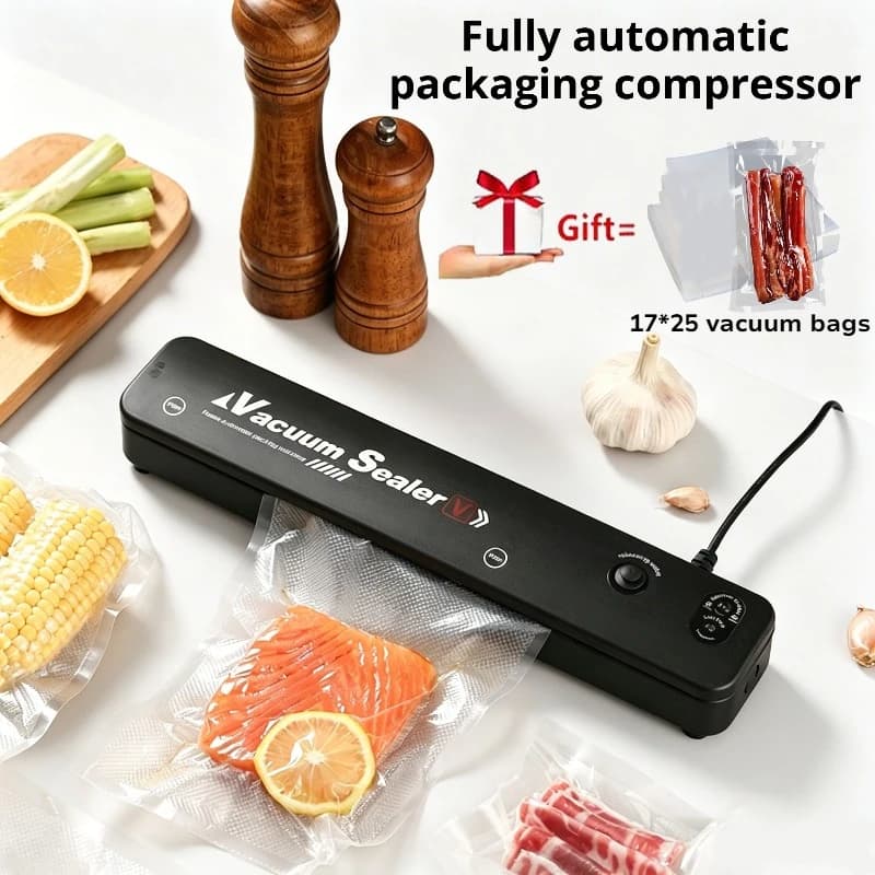 Small Heat Shrink Bag Sealing Machine - Two-in-one Equipment Portable Food Packaging Sealing Machine Plastic Bag Sealing Machine