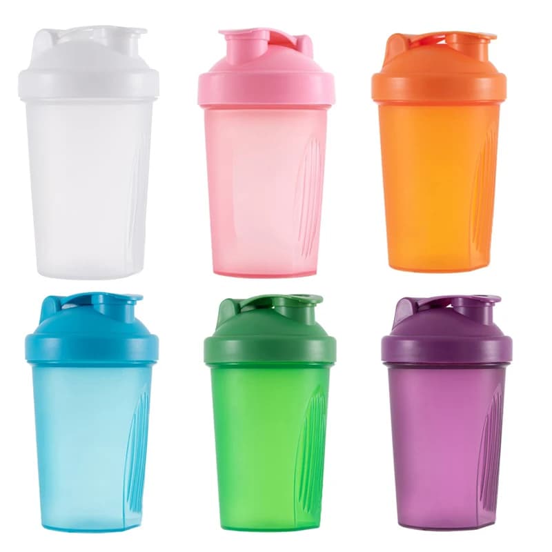 Sports water cup with shaker balls Shaker shaker bottle for leak-proof drinks Bottle for mixing milk protein powder Gym Shaker Drink Cup
