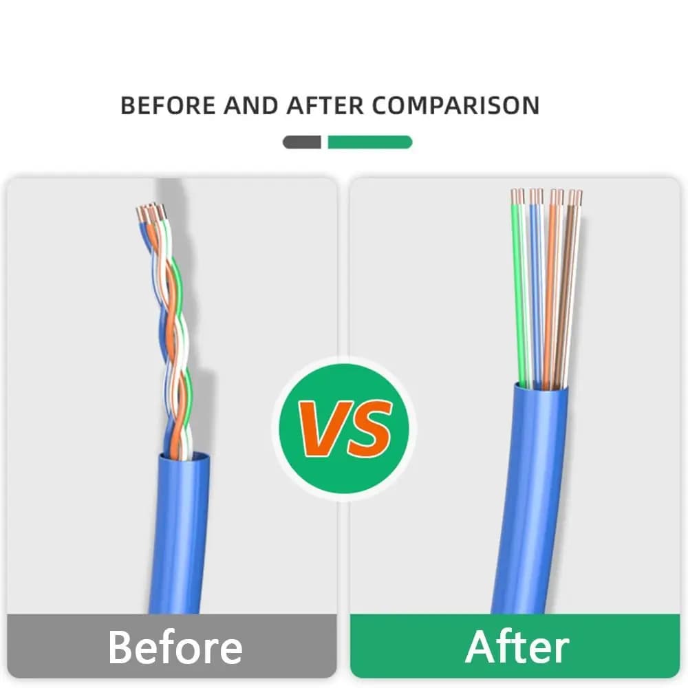 Tipo di penna Gestore cavi di rete Separazione rapida Separatore rapido efficiente Cavo di rete ABS durevole Strumento di sblocco Elettricista