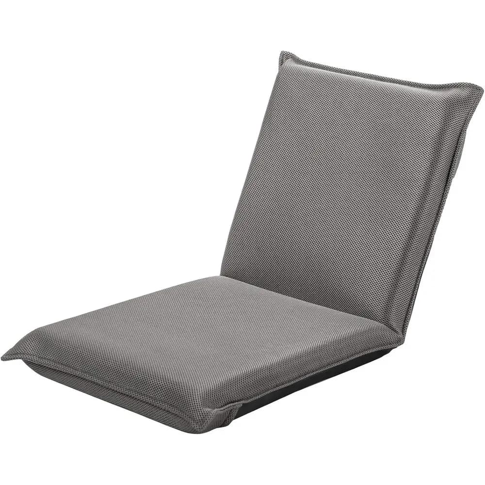 Sedia da Gaming Ergonomica Regolabile con Supporto Lombare, Grigia, per Gaming Confortevole, Riposo, Meditazione e Visione TV
