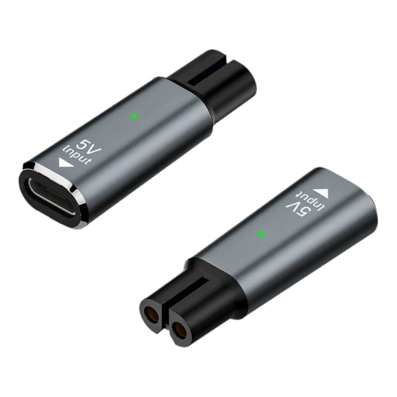 1Pcs Charger Converter 5V Type-C Shaver Adapter For OneBlade QP2724 QP2834 QP1424 QP1924 QP4631 Beard Trimmer