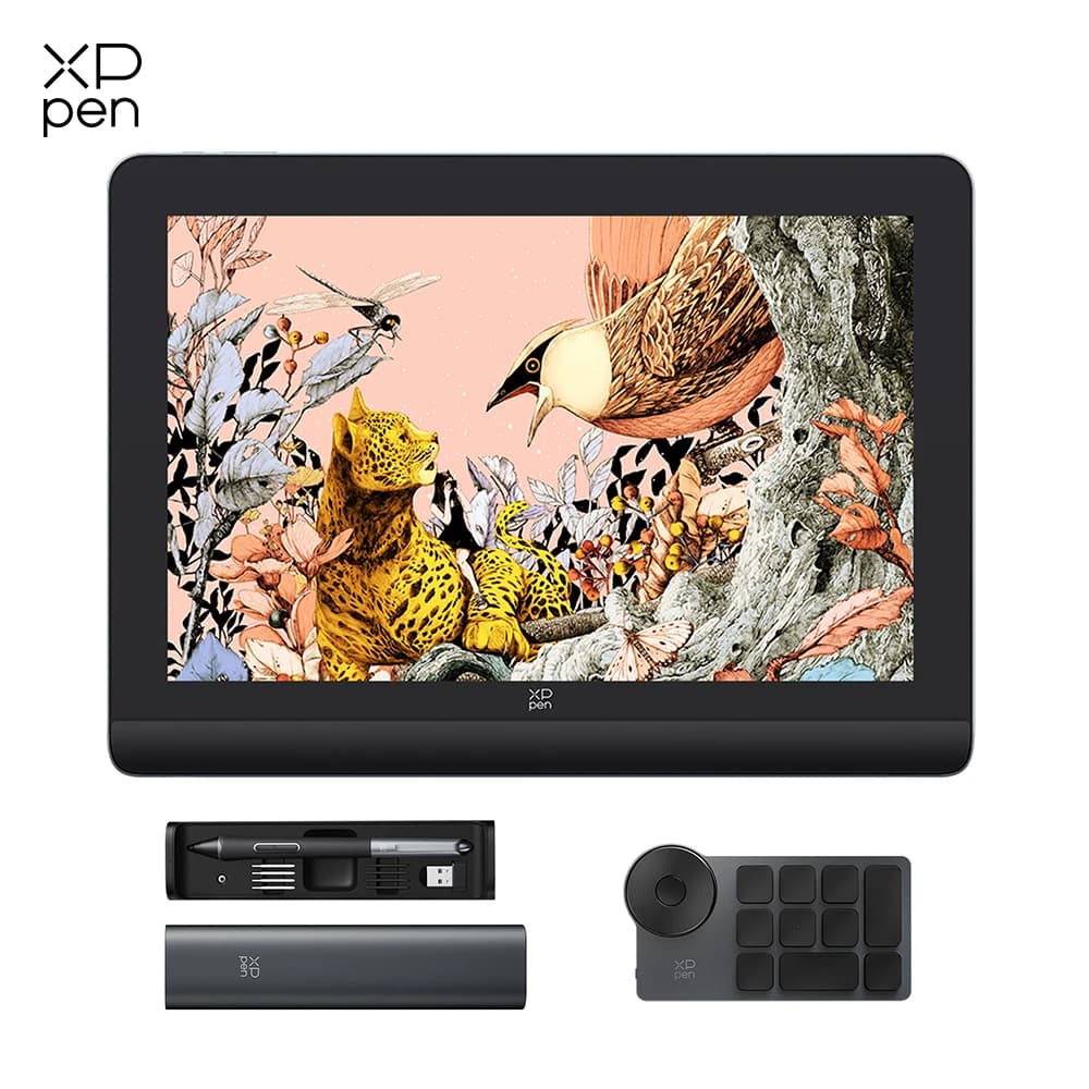 XPPen Artist Pro 14 16 (Gen 2) Tavoletta grafica Monitor Display con penna da disegno a livello di pressione 16K con supporto stilo X3 Pro Android