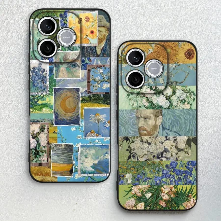 Van Gogh Painting Collage Case for Honor X9 X5 70 90 200 Magic5 400 8X X6 X7 X8 600 Funda Phone Cover
