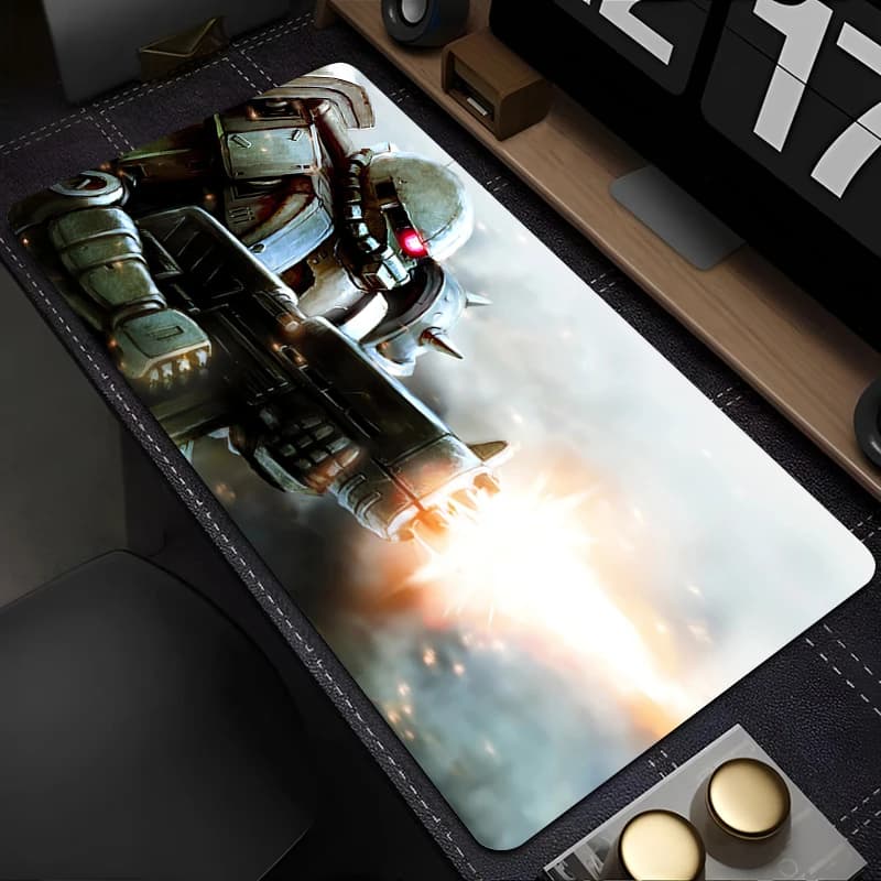 Tappetino per mouse Mechanical Warrior G-gundam Z-zaku II 90x40cm Anime Mousepad PC Completo Tappetino per tastiera per computer Tappetino per scrivania Varmilo