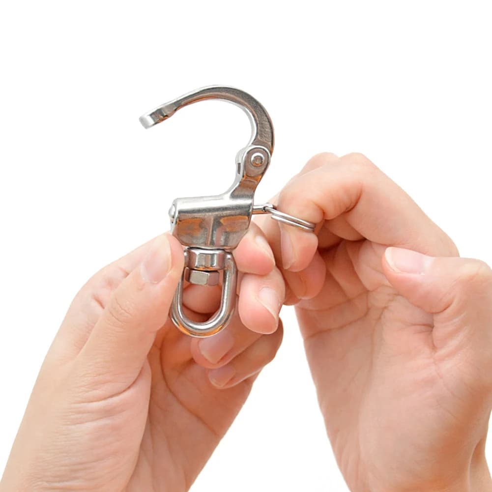 Manillo per occhi con catena di ancoraggio per barche a sgancio rapido in acciaio inossidabile ABHS per architettura marina