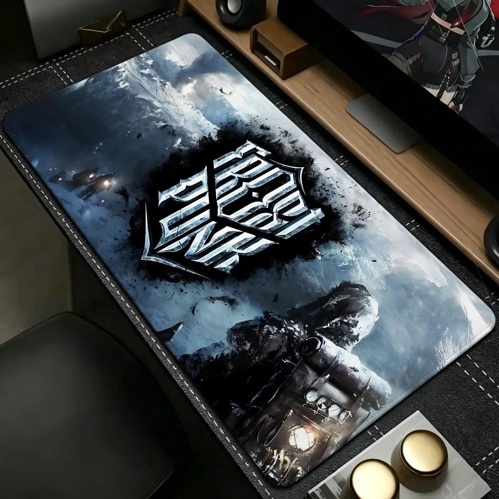 Frostpunk 2 Mouse Pad Esports gaming mouse pad, stitched edge computer desk mat,anime style desktop mouse mat