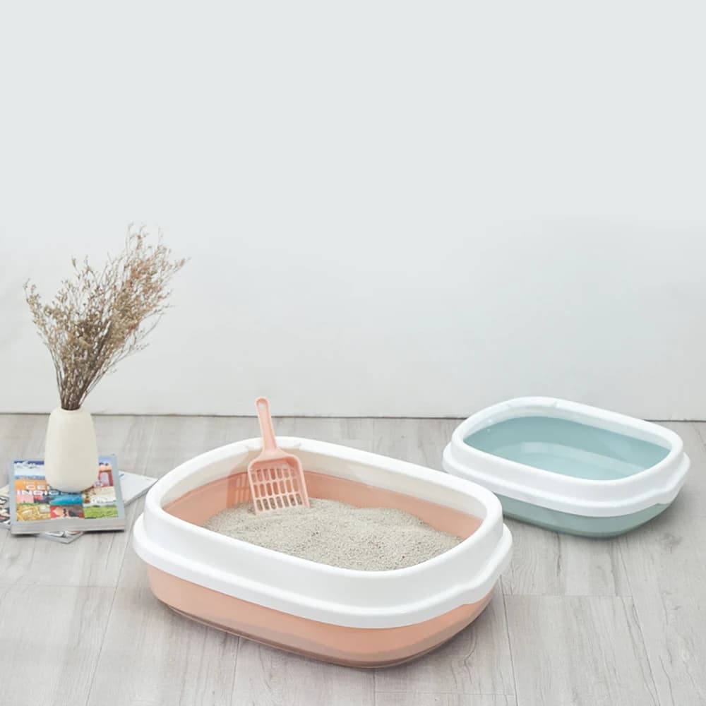 Vassoio per Gatti e Cani con Paletta, Forniture per Animali Domestici, Lettiera per Gatti, Toilette per Animali Domestici